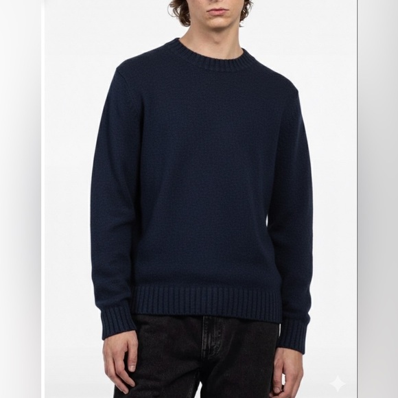 Fradi Other - FRADI Luxury Crewneck Sweater in Navy | Virgin Wool | Large | Made in Italy |